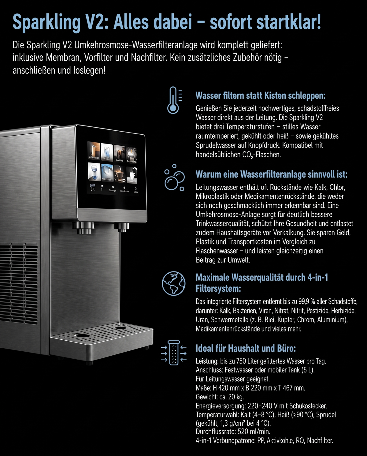 Karle - Sparkling V2 mit Touchdisplay